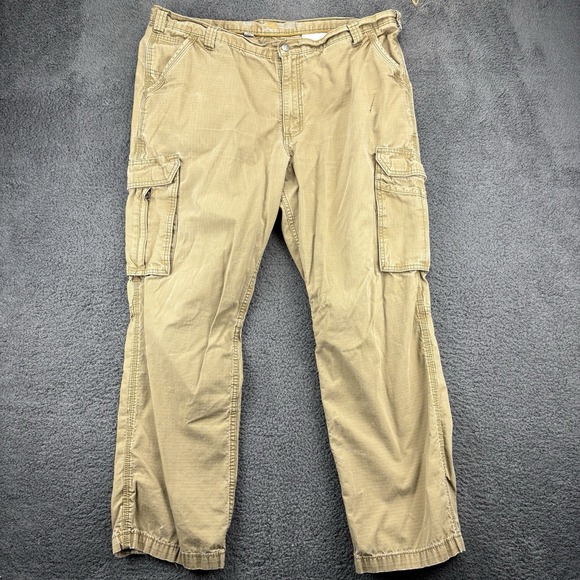 Carhartt‎ Pants Men 42x32 (38x28) Relaxed Force Ripstop Cargo Work - Picture 1 of 13